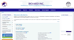 Desktop Screenshot of biomedindia.net